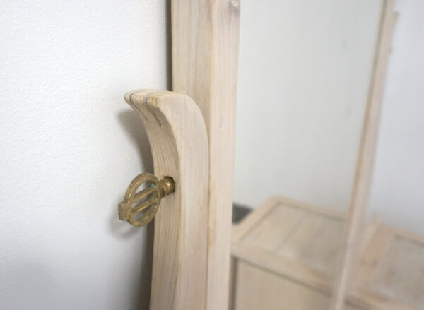 Renovovaná dřevěná toaletka se zrcadlem | originální kus