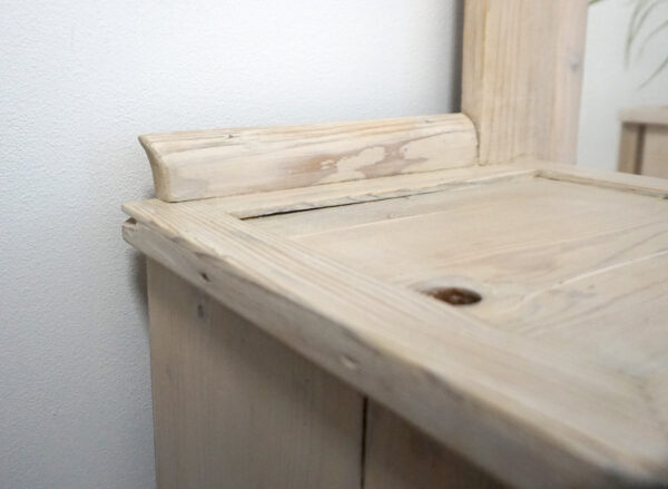 Renovovaná dřevěná toaletka se zrcadlem | originální kus